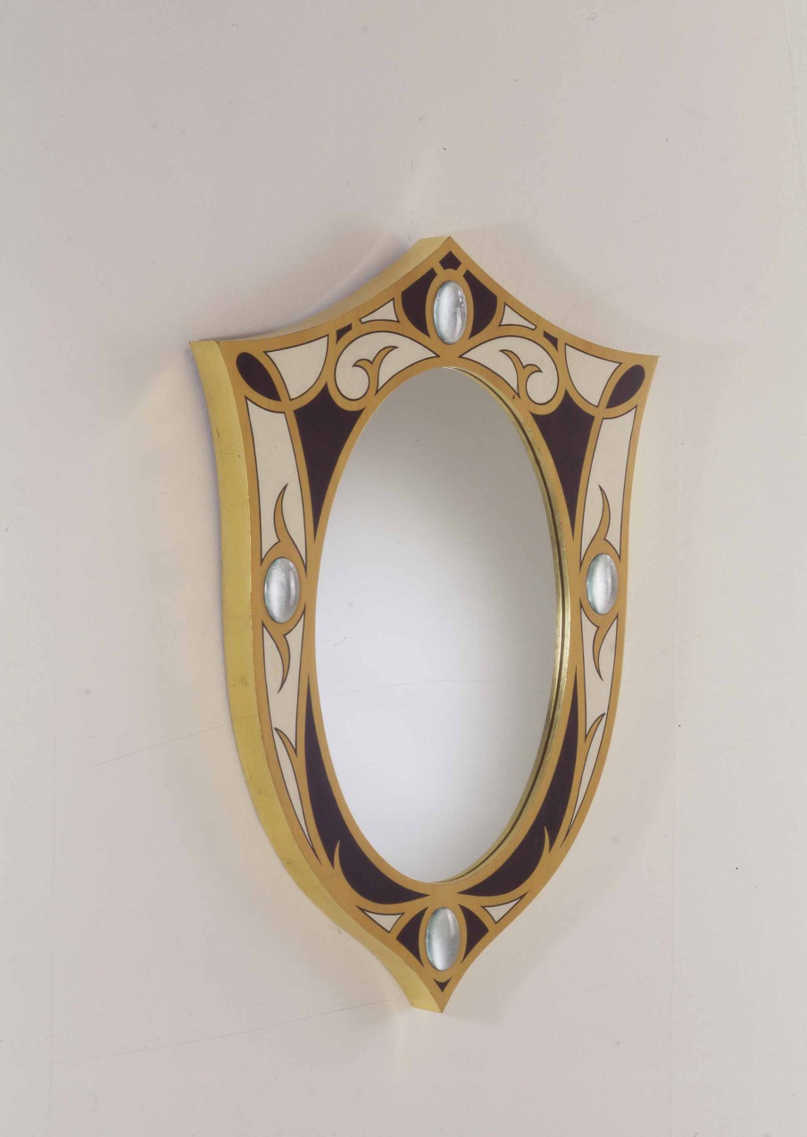 Mirror Emisferi In Nero e Bianco, Colombo Stile