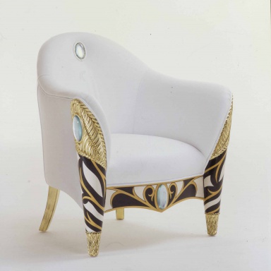 Chair Emisferi In Bianco e Nero