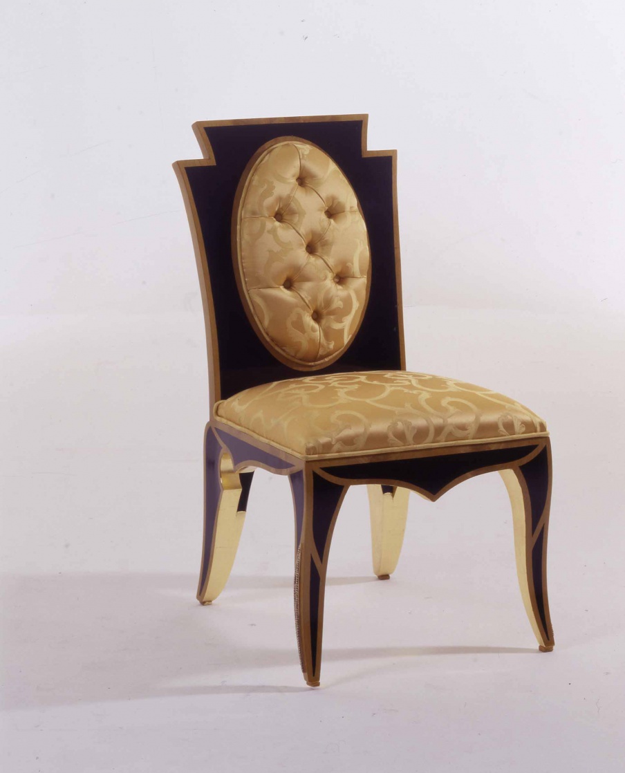 Chair natural wood Dietro La Grande Muraglia, Colombo Stile