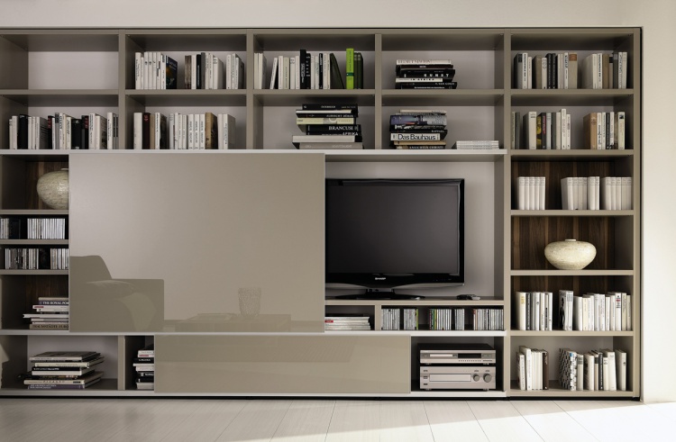 BOOKCASE, MEGA-DESIGN TV UNIT HUELSTA