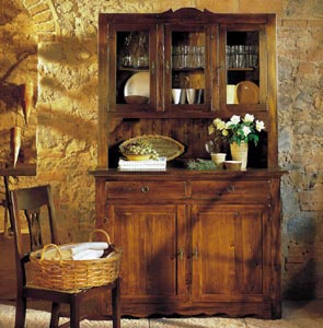 Secretaire from solid wood, DOLFI