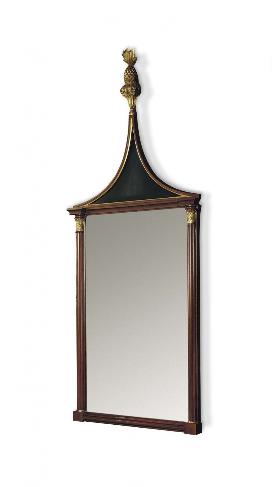 Wall mirror with wooden frame, Francesco Molon