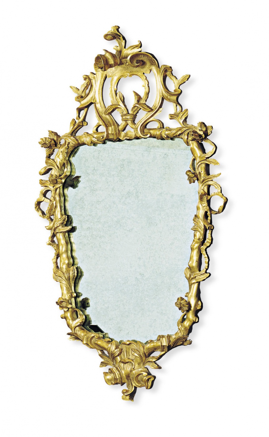 Wall mirror with wooden frame, Francesco Molon