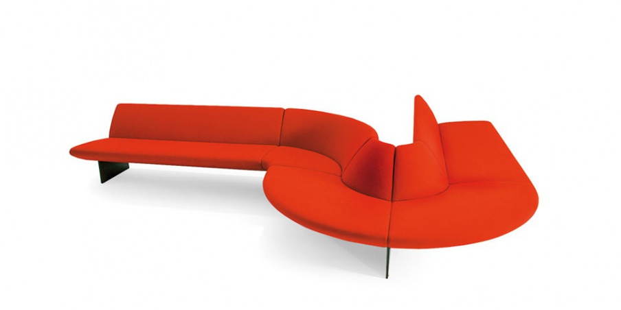 Modular sofa Serpentine, Moroso