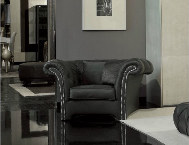 Chair genuine leather Churchill, Ego