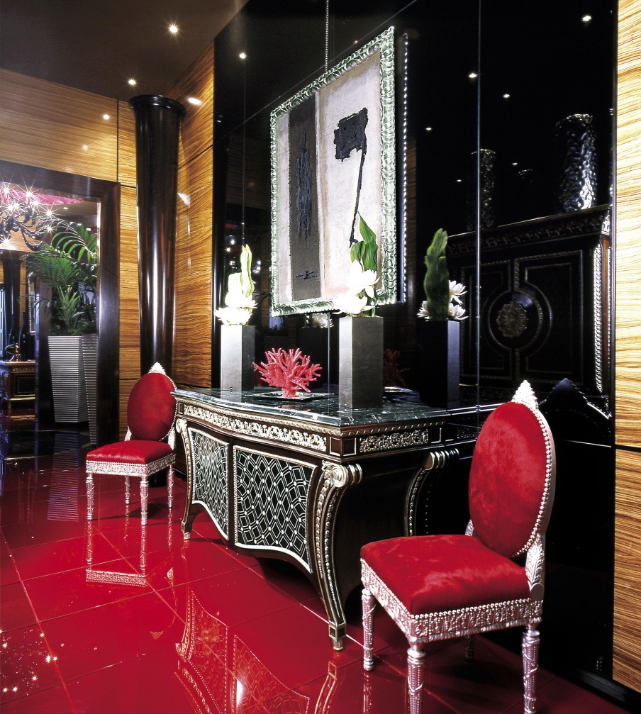 Imperial buffet with marble top, Francesco Molon