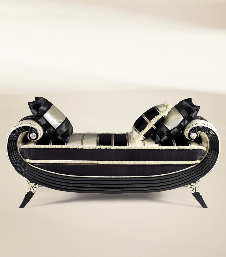 Bench in fabric Rivoli, Francesco Molon