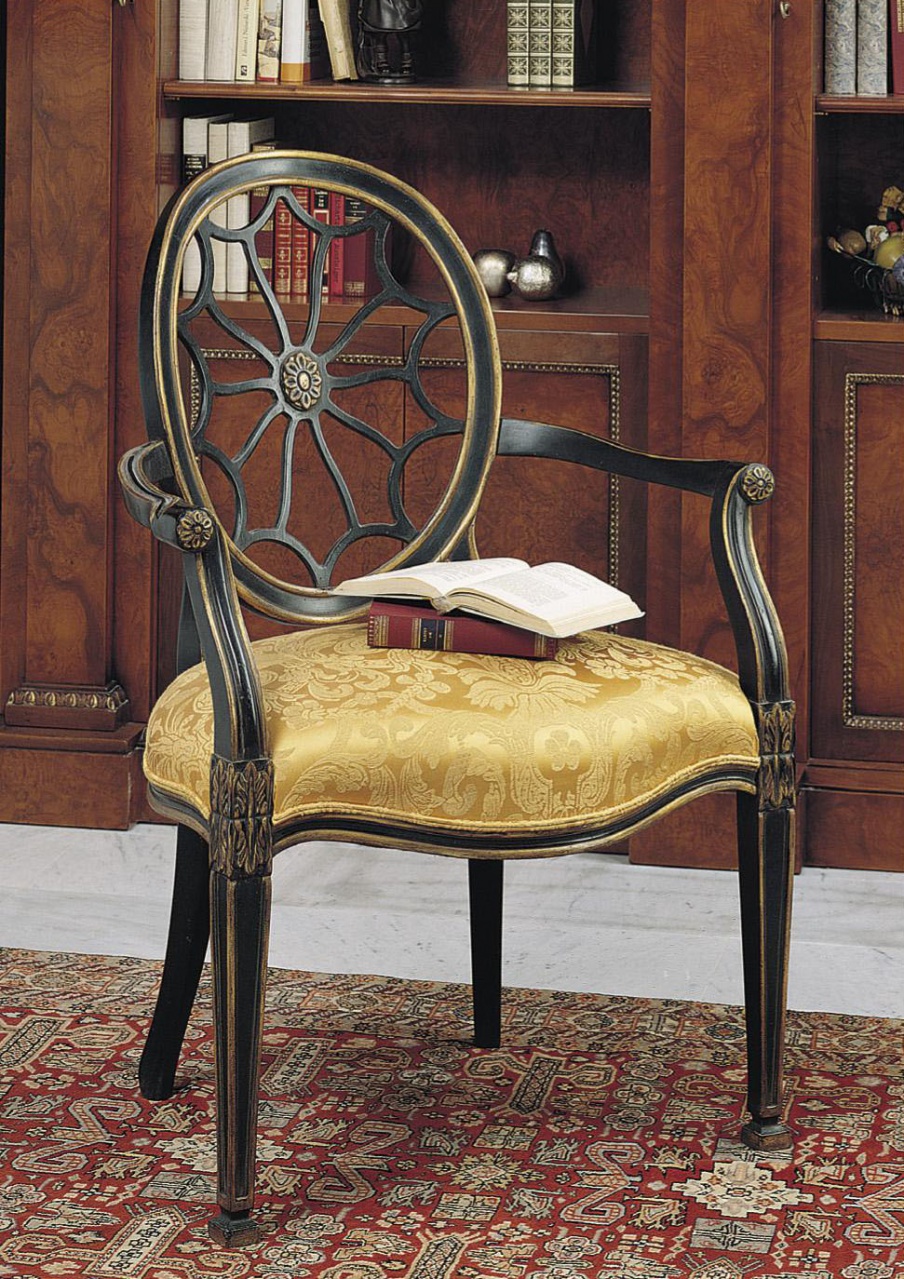 Chair with armrests Francesco Molon