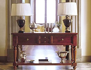 The console is made of solid wood, DOLFI