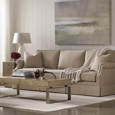 Three-seater sofa Skirted Portland
