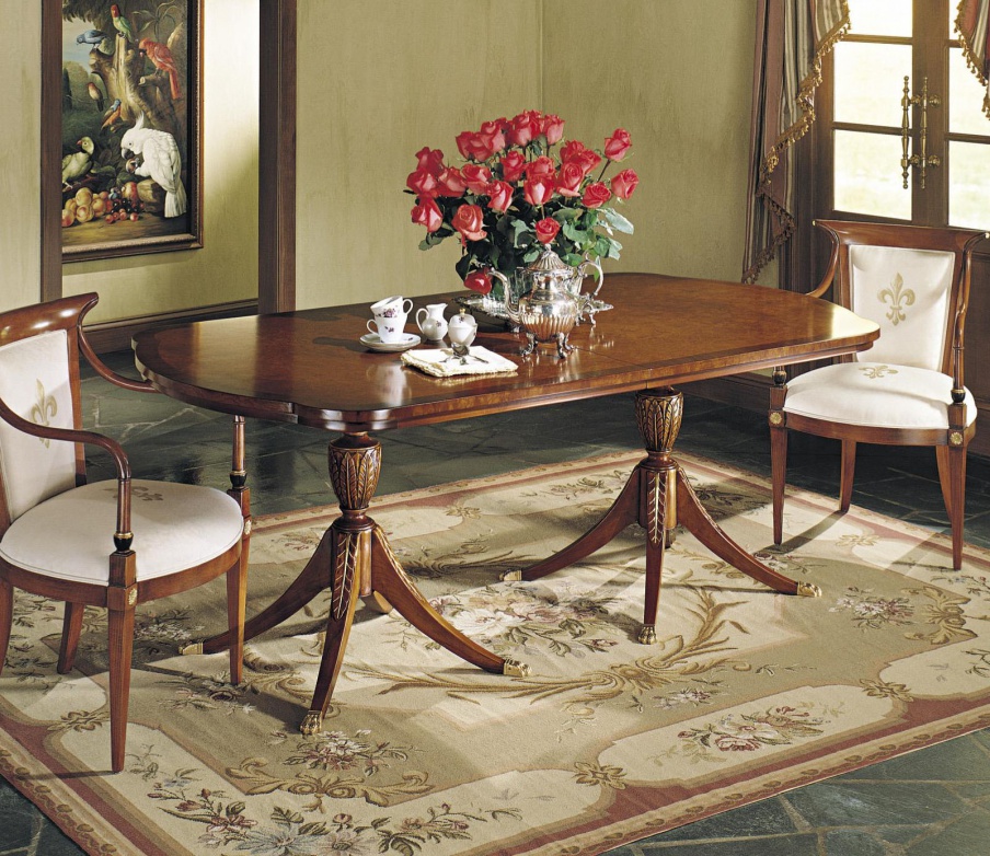 Folding dining table made from natural wood, Francesco Molon