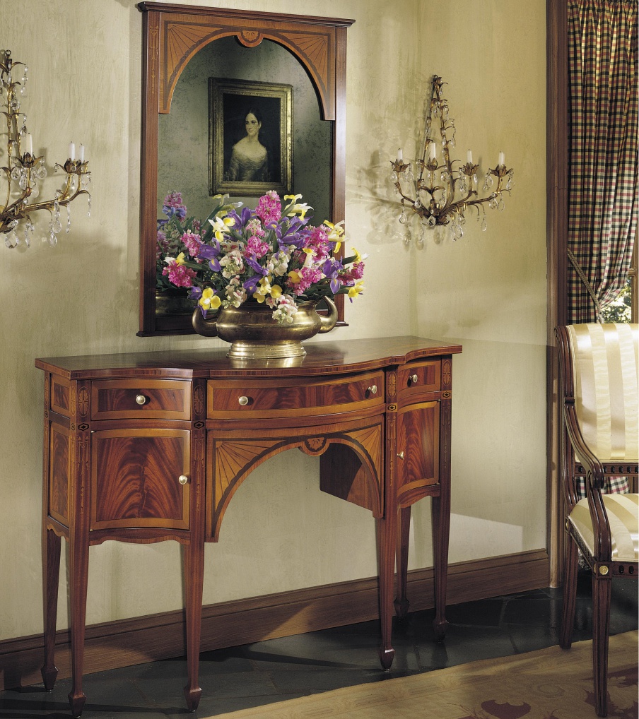 The console is natural wood, Francesco Molon