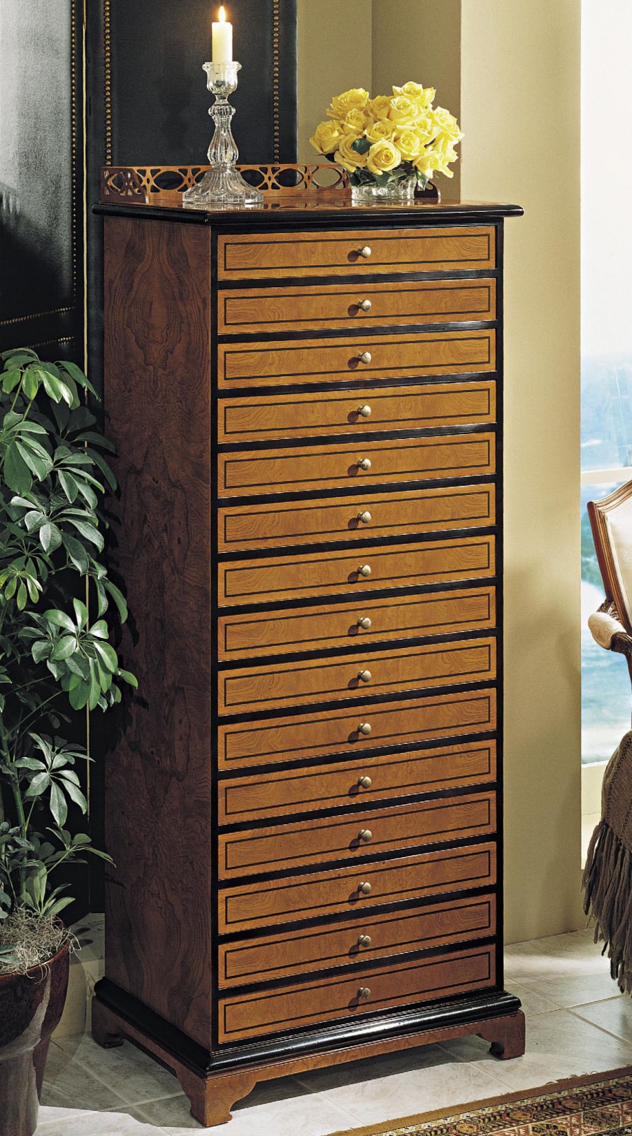 A chest of drawers made from natural wood, Francesco Molon