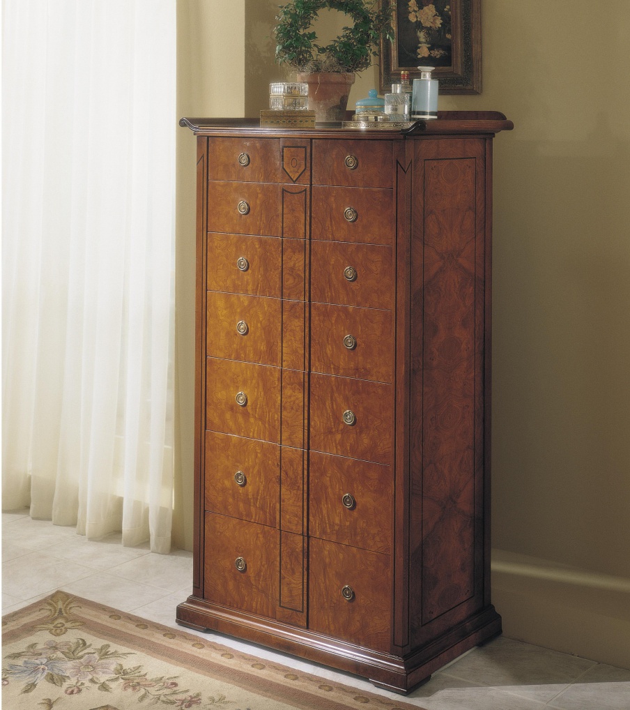 A chest of drawers made from natural wood, Francesco Molon