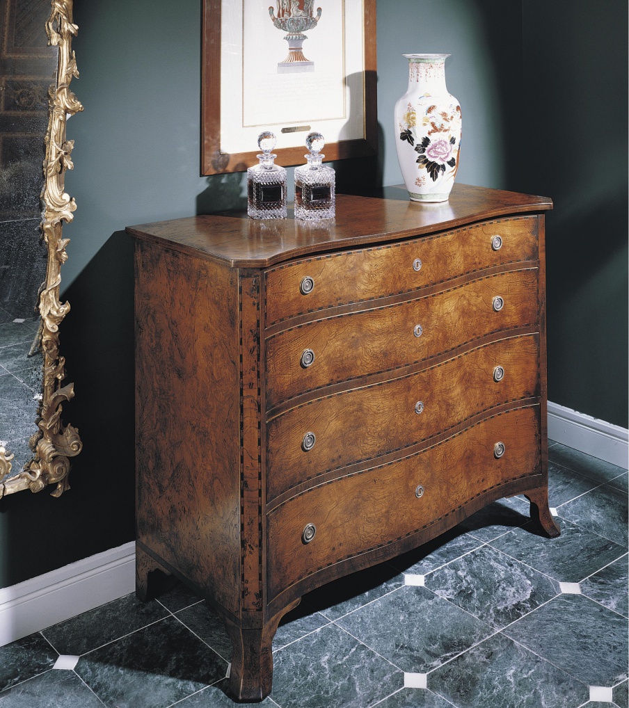 A chest of drawers made from natural wood, Francesco Molon