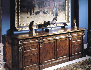A chest of drawers made from natural wood, Francesco Molon