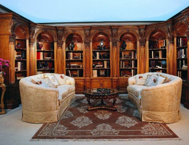 Bookcase natural wood, Francesco Molon