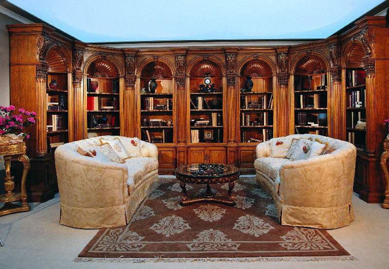 Bookcase natural wood, Francesco Molon