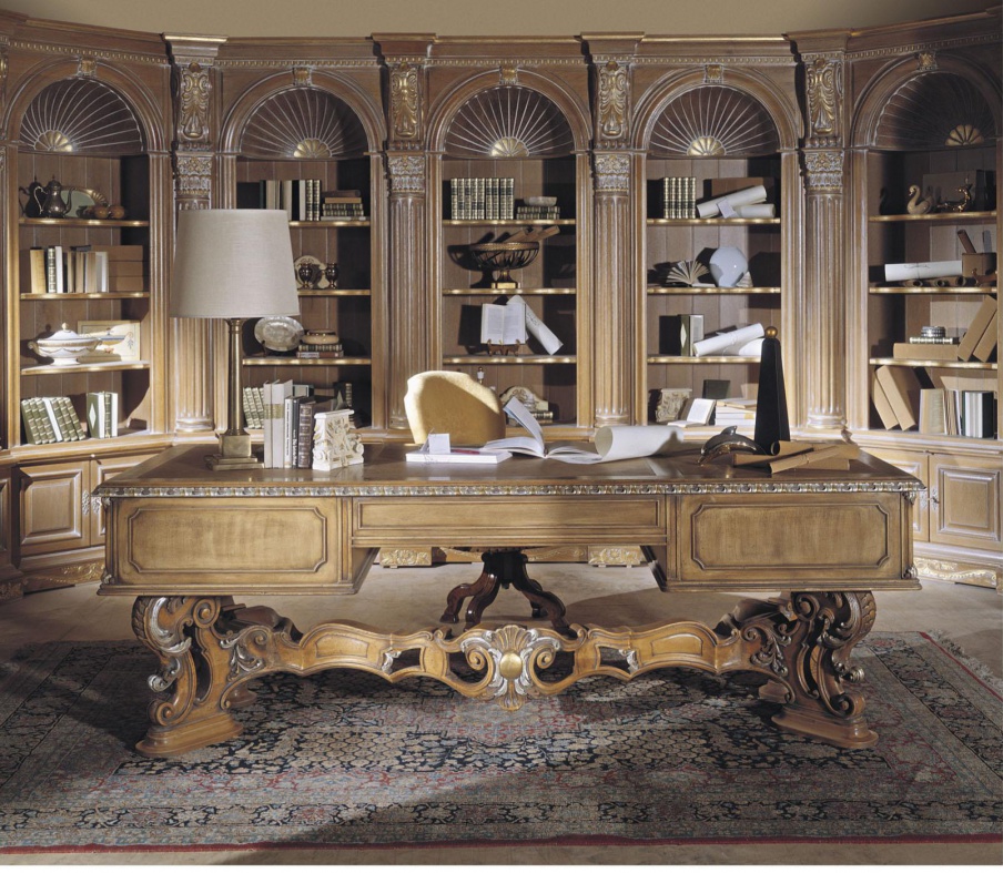 A Desk made of natural wood, Francesco Molon