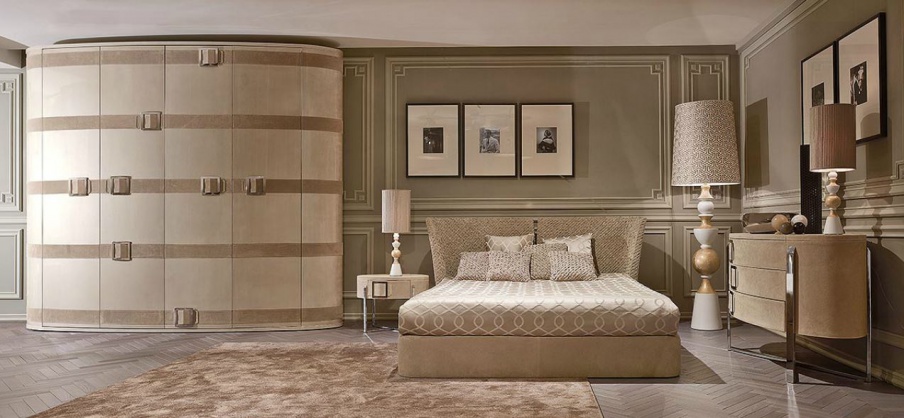 Wardrobe made of solid oak Ermes, Ego