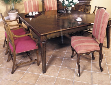 Dining table made from natural wood, Francesco Molon