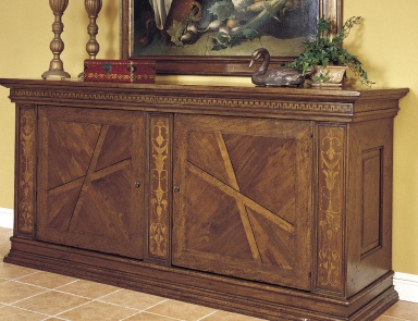 Stand natural wood, Francesco Molon