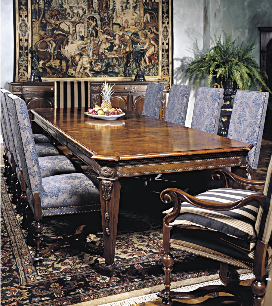 Dining table made from natural wood, Francesco Molon