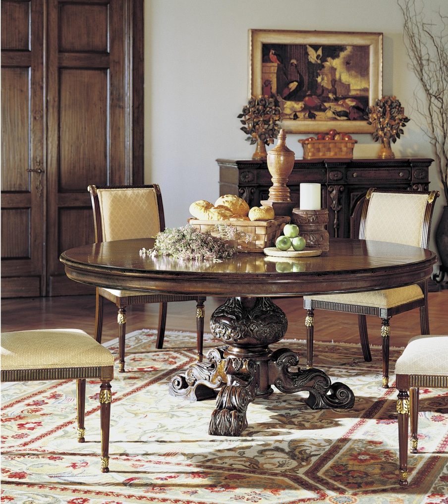 Dining table made from natural wood, Francesco Molon