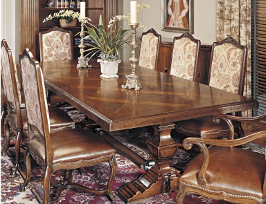 Dining table made from natural wood, Francesco Molon