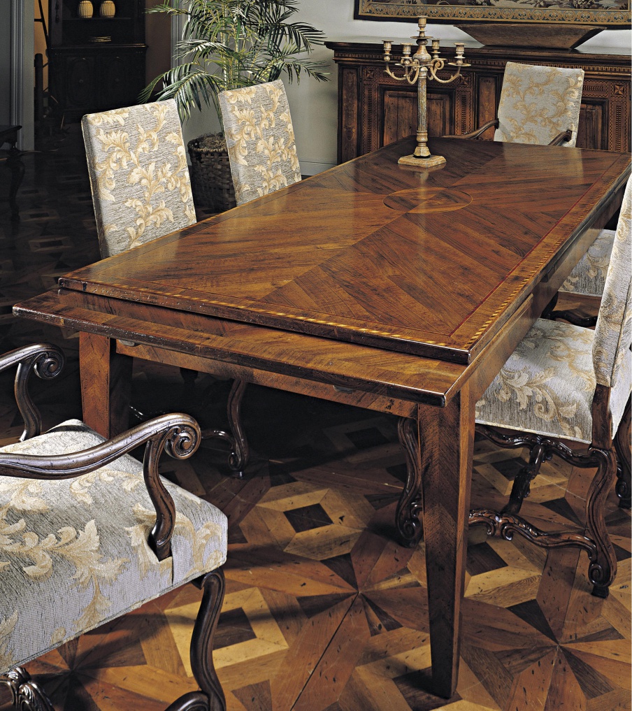 Dining table made from natural wood, Francesco Molon