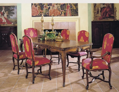 Dining table made from natural wood, Francesco Molon