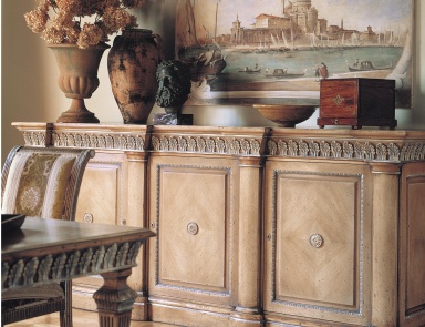 Stand natural wood, Francesco Molon