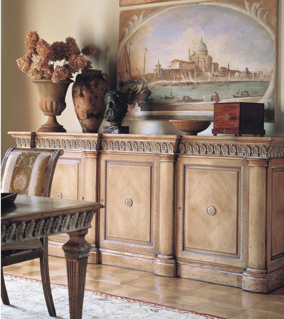 Stand natural wood, Francesco Molon