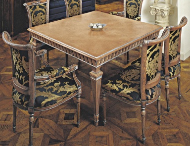 Dining table made from natural wood, Francesco Molon