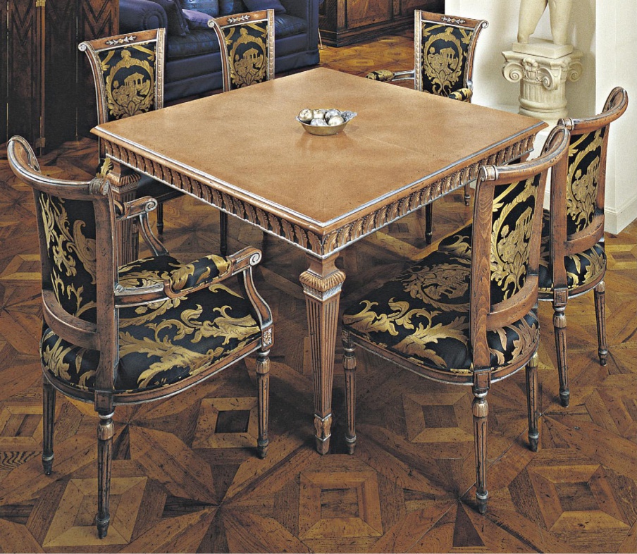 Dining table made from natural wood, Francesco Molon