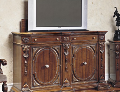 Cabinet for TV with natural wood, Francesco Molon