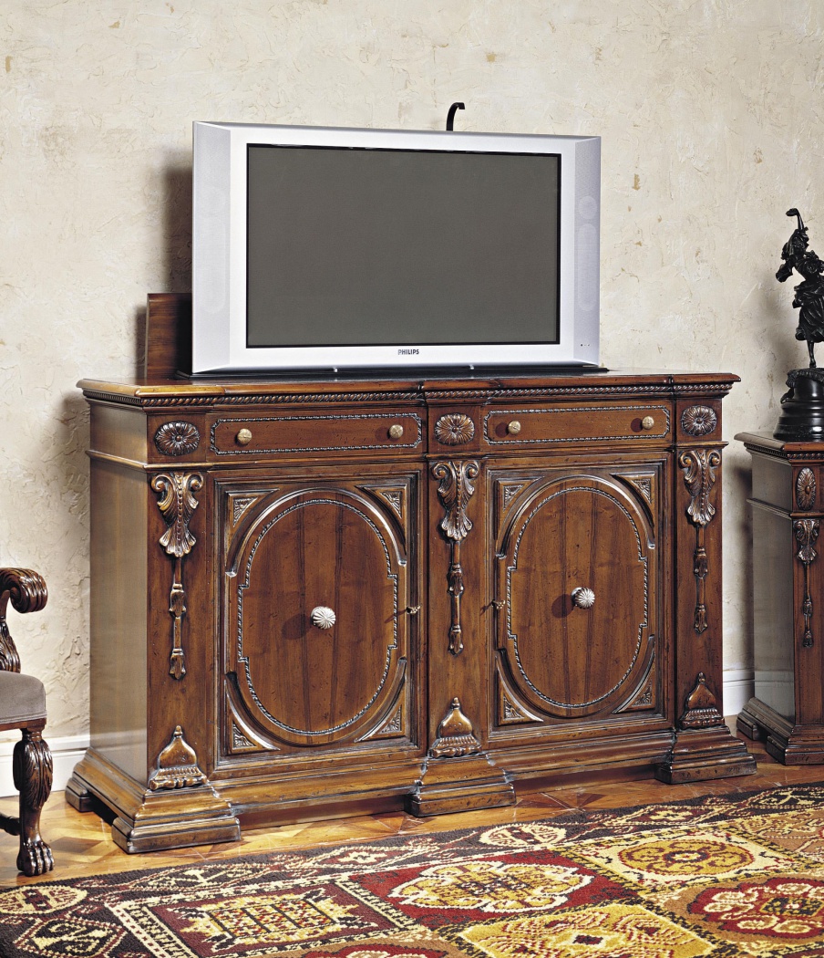 Cabinet for TV with natural wood, Francesco Molon