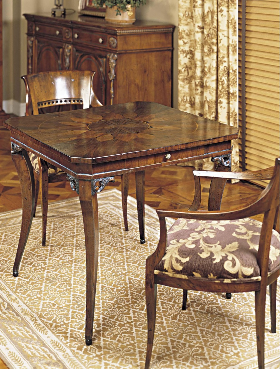 Game table made from natural wood, Francesco Molon