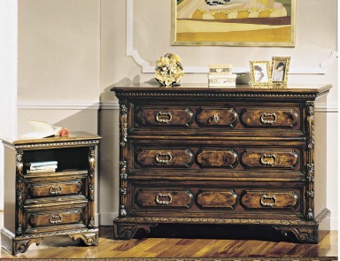 A chest of drawers made from natural wood, Francesco Molon