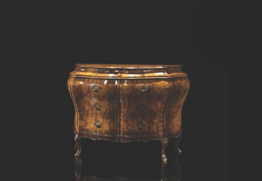 A chest of drawers made from natural wood, Francesco Molon