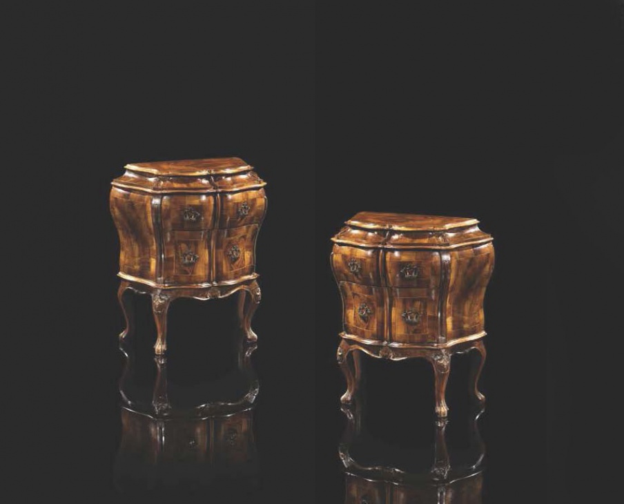 Bedside tables from natural wood, Francesco Molon