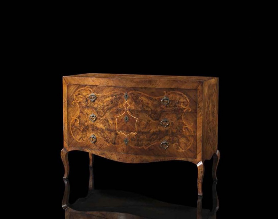 A chest of drawers made from natural wood, Francesco Molon