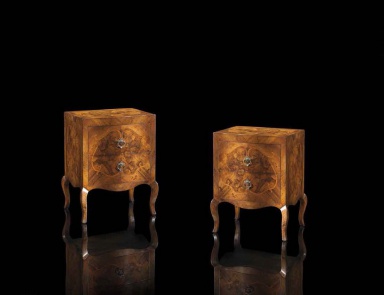 Bedside table made from natural wood, Francesco Molon