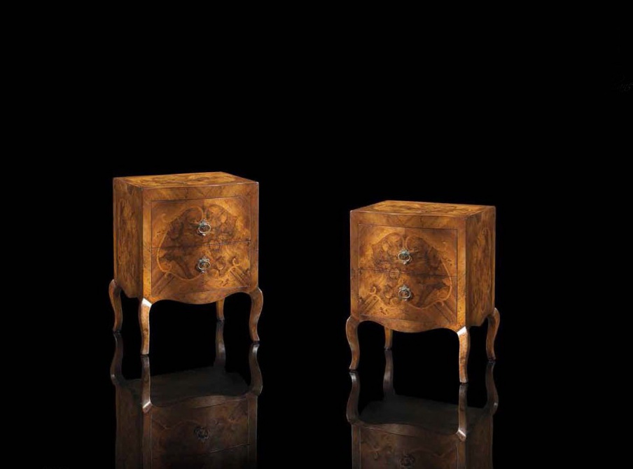 Bedside table made from natural wood, Francesco Molon