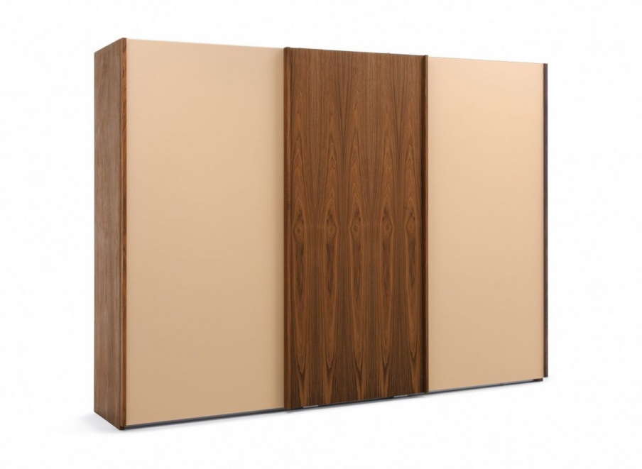 Wardrobe with sliding doors Hangar Light Wood + Glass, Riva 1920