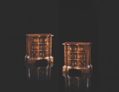 Bedside table made from natural wood, Francesco Molon.