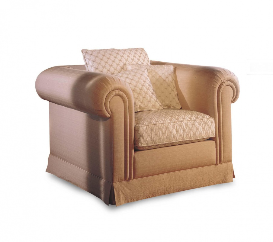 Armchair in fabric, Francesco Molon