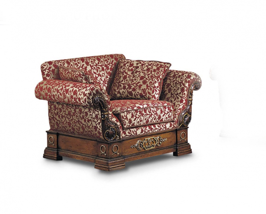 Armchair in fabric, Francesco Molon