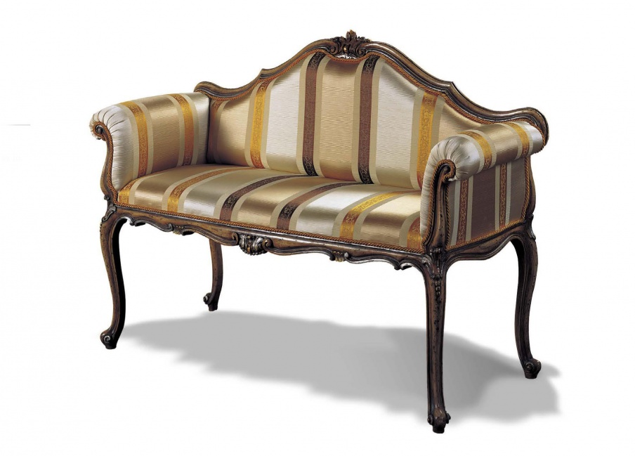 Bench with soft upholstery, Francesco Molon