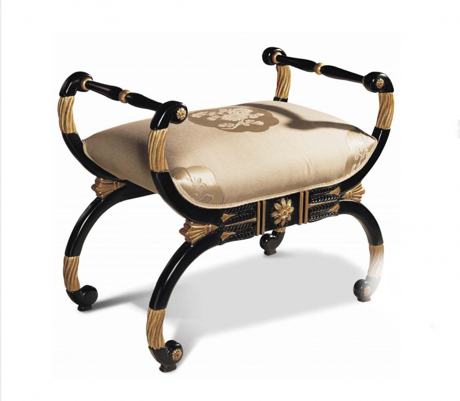 Bench with soft upholstery, Francesco Molon